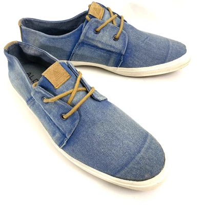Zapatos informales de lona azul envejecido con cordones Aldo para hombre 10,5 Foto 1 de 4