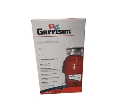 Garrison 3/4 HP Deluxe Continuous Feed Garbage Disposal - Image 1 of 2