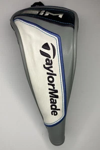 Taylor Made SIM Driver Headcover Negro/Blanco/Gris Azul Costura Logo Golf NUEVO - Imagen 1 de 7