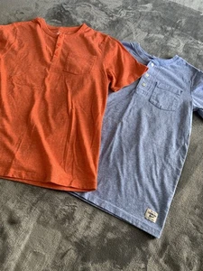 Boy’s Shirts Oshkosh Sz. 12/12A Wonder Nation Sz. 14-16 Back To School Set Of 2  - Picture 1 of 16