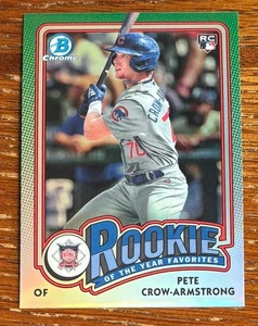 2024 Bowman Chrome Rookie of the Year Favorites Pete Crow - Armstrong Card Roy - 13 - Bild 1 von 2