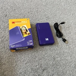 Purple Kodak Mini 2 Instant Photo Printer With Box - Picture 1 of 8
