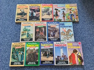 FAMOUS FIVE ENID BLYTON PB ACC COND x14 MAINLY TV PROG PHOTO COVERS KNIGHT 1970s - Picture 1 of 8