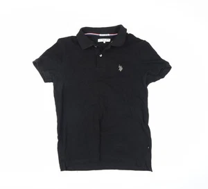 U.S. Polo Assn. Men's Black Polo Shirt Size S - Picture 1 of 12