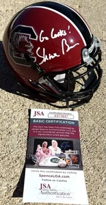 SHANE BEAMER SIGNED Gamecocks Mini Helmet JSA COA South Carolina - Picture 1 of 4