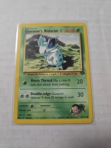 Giovanni's Nidoran 75/132 Gym Challenge Pokemon TCG Trading Card - Picture 1 of 2
