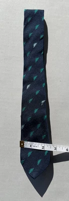 Corbata CREWCUTS Azul Verde azulado ANIMAL DINOSAURIO ESTAMPADO  Foto 1 de 4