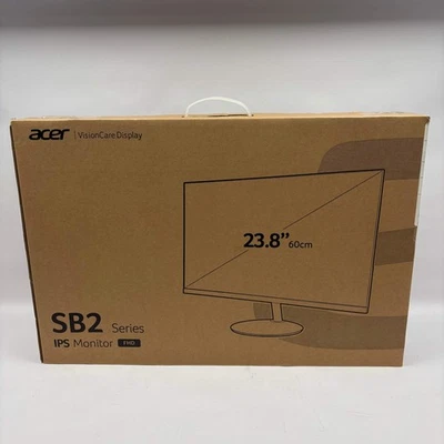 Acer 23.8" SB242Y IPS LCD IPS 100Hz LCD Monitor - Image 1 of 2