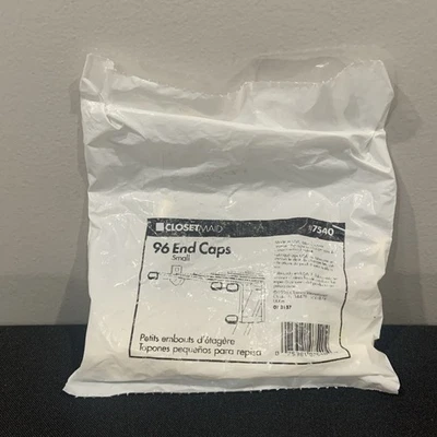 Tapa de extremo pequeño ClosetMaid #7540, blanca cantidad 96  Foto 1 de 2