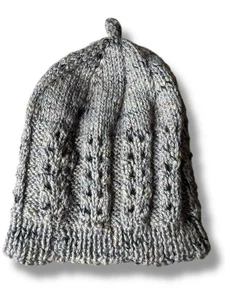 Damas Azul Gris Tejido Gorro Sombrero Suave Grueso Invierno Cálido Talla Mediana Invierno - Imagen 1 de 8
