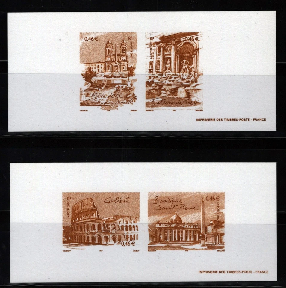 France 2917a-d MNH Proof Architecture European Capitals ZAYIX 092222SM115 - Image 1 of 1
