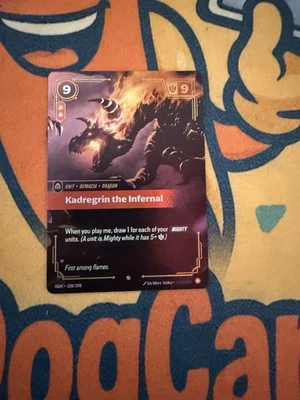 Riftbound TCG Kadregrin the Infernal #038/298 Epic Rare NM – Origins LoL - Image 1 of 3