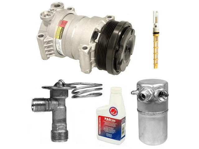 Kit de compresor de aire acondicionado delantero y trasero para Chevy C2500 Suburban 1996-1999 JH621MQ Foto 1 de 1