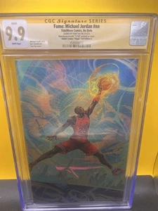FAME: MICHAEL JORDAN #1 signed IVAN TAO AIR FOIL VARIANT CGC SS 9.9 #13 of 30 - Picture 1 of 4