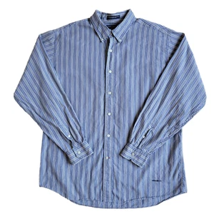 Daniel Cremieux Classics Sz XL Men's Multicolor Striped Long Sleeve Dress Shirt. - Picture 1 of 10