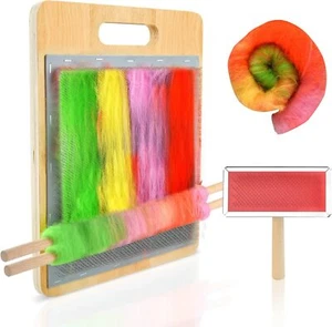 Wool Blending Board Carding Brush Set 1 Pieces Blending Board With 1 Pieces Wool - Picture 1 of 3