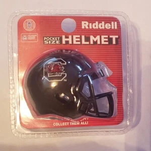 South Carolina Gamecocks Black Riddell Speed Pocket Pro Helmet in Clam Shell - Picture 1 of 3