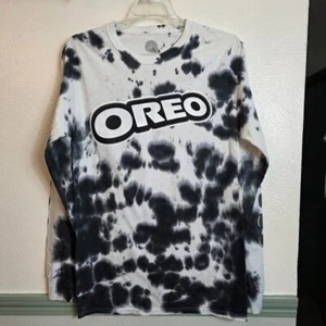 OREO KIDS Shirt Black & White Long Sleeves Casual Crew Neck Small - Picture 1 of 14