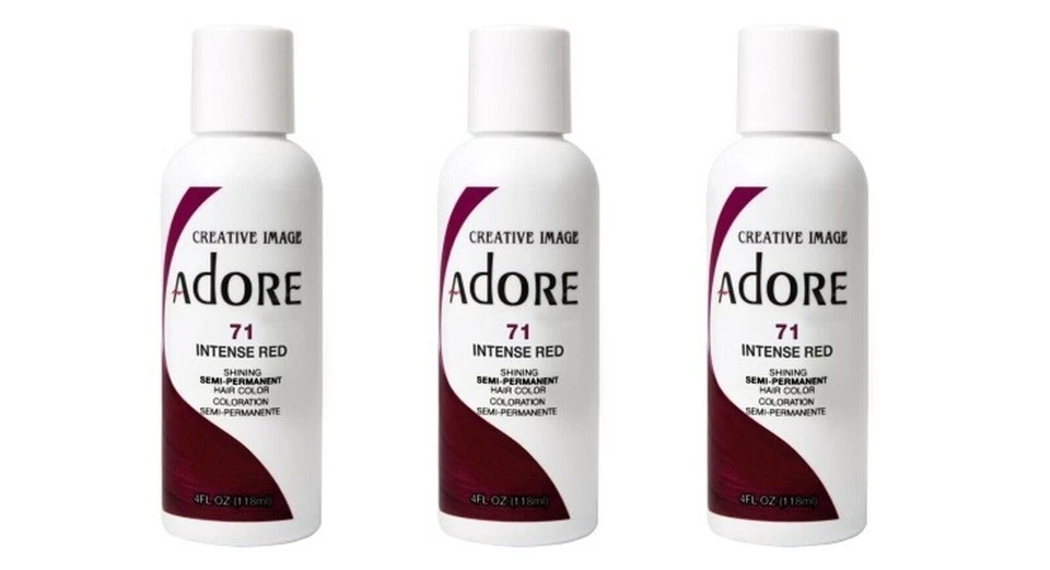 Adore Semi-permanent Hair Color 71 Intense Red 4 Oz