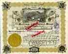 1901 Merrimac Consolidated Mines Stock Certificate (Cripple Creek)