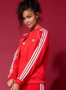 NEW ADIDAS ORIGINALS WOMEN'S SUPERSTAR TREFOIL TRACK JACKET SIZE LARGE #IK4032 - Picture 1 of 6