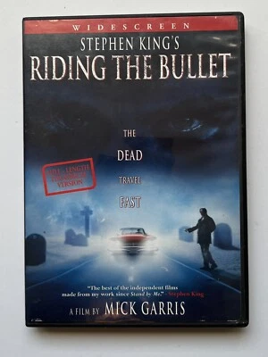 STEPHEN KING DVD “RIDING THE BULLET-THE DEAD TRAVEL EAST” 2004 HORROR MOVIE RARE - Image 1 of 4