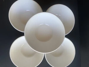 5 PCs Dudson Fine China Rice/ Cereal Bowls Made In England 5” Ribbed 1800-2015 - Bild 1 von 4