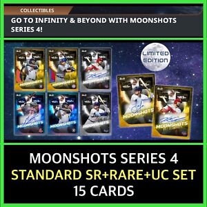 MOONSHOTS 23 SERIES 4-STANDARD PACK SIGNATURE/RELIC/BASE 15 CARD SET-TOPPS BUNT