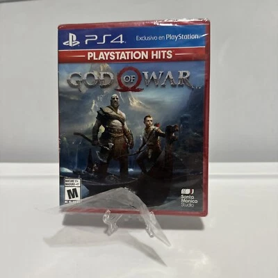 God of War  - Sony PS4 Spanish box NA ESRB. PlayStation Hits Rare Authentic - Image 1 of 4