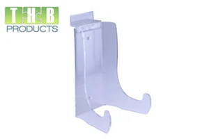 6" Acrylic Plate / Dish / Bowl / Art Easel Display Stand for Slatwall (27222A) - Picture 1 of 4