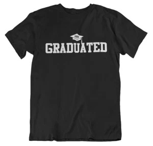 Graduated 2024 Shirt Graduation High School Grad Senior Class Of 2024 College - Picture 1 of 14