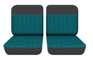 Fits 1965 AMC Rambler American Front bucket seat covers charcoal teal