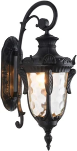 Outdoor Wall Light Fixtures Black 20.47" H Exterior Wall Lantern Waterproof Scon - Picture 1 of 7