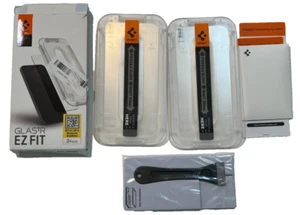 For iPhone 16 Plus 15 Plus Spigen GLAStR EZ Fit Privacy Screen Protector - Picture 1 of 6
