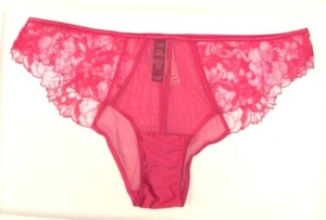 Victorias Secret VS Love Letters Pink Cheeky Size XL Embroidered Low Rise Floral - Picture 1 of 10