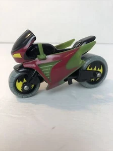 2008 Marvel Fisher Price Batman Robin Motorcycle Green/Black - Picture 1 of 7