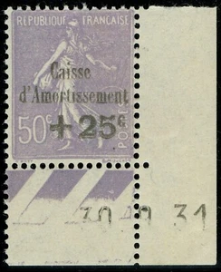 [st3224] FRANCE 1931 Yvert#276 Scott#B40 MNH Caisse d'amortissement cv:$195 - Picture 1 of 2