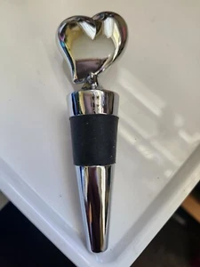 TAPÓN DE BOTELLA DE VINO DE ACERO INOXIDABLE - DISEÑO DE CORAZÓN HINCHADO - Imagen 1 de 8
