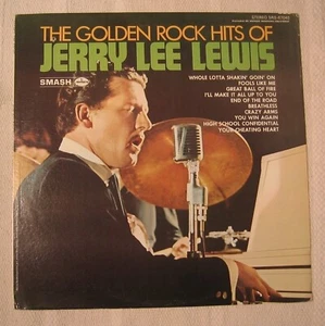 CRANIUM'S Jerry Lee Lewis THE GOLDEN ROCK HITS OF orig Lp NM Rockabilly oldies - Picture 1 of 7