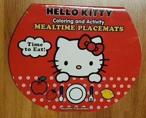Sanrio Hello Kitty Coloring & Activity Mealtime Placemats *New* - Picture 1 of 2