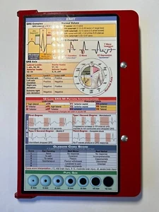 A2 RED WHITECOAT FOLDING CLIPBOARD EMT/PARAMEDIC EDITION - Picture 1 of 3