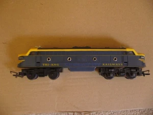Triang Railways R159 OO Transcontinental Double Ended Diesel Loco Blue/Yellow - Picture 1 of 6