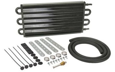 Derale 6 Pass 17" 7000 Series Copper Aluminum Transmission Cooler Kit 13203 Foto 1 de 4