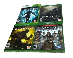 Xbox 360/One NEW Sealed Dark Souls I, II, III & Assassin’s Creed Syndicate L Ed. - Picture 1 of 6