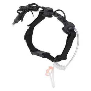 Gardło Mikrofon Laryngofon Słuchawka z przezroczystą powietrzną rurką akustyczną Outdoor GF - Zdjęcie 1 z 23