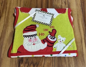 Mackenzie-Childs Toddler Santa Bib Christmas Holiday Brand New - Picture 1 of 4