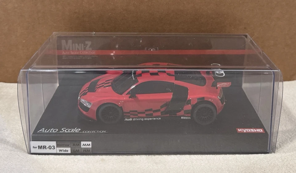 Kyosho MINI-Z Audi R8 LMS Autoscale MZP239SR Audi Driving Experience - Image 1 of 4