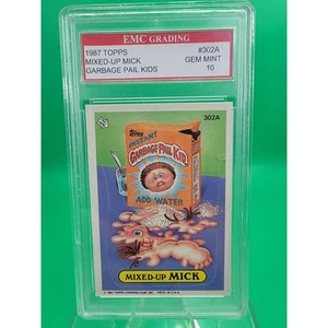 1987 Garbage Pail Kids GPK Series 8 #302! Mixed-Up Mick EMC 10 MINT - Picture 1 of 5