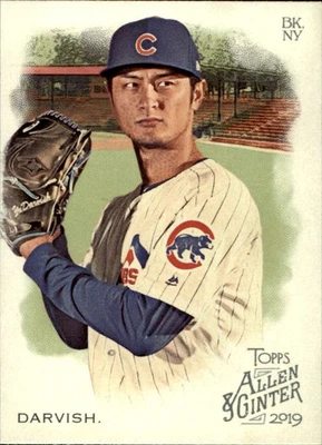 2019 Topps Allen & Ginter #371 Yu Darvish Chicago Cubs - Image 1 of 2