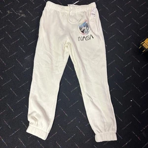 Pantalones de chándal informales bordados de la NASA para mujer talla L - Imagen 1 de 5